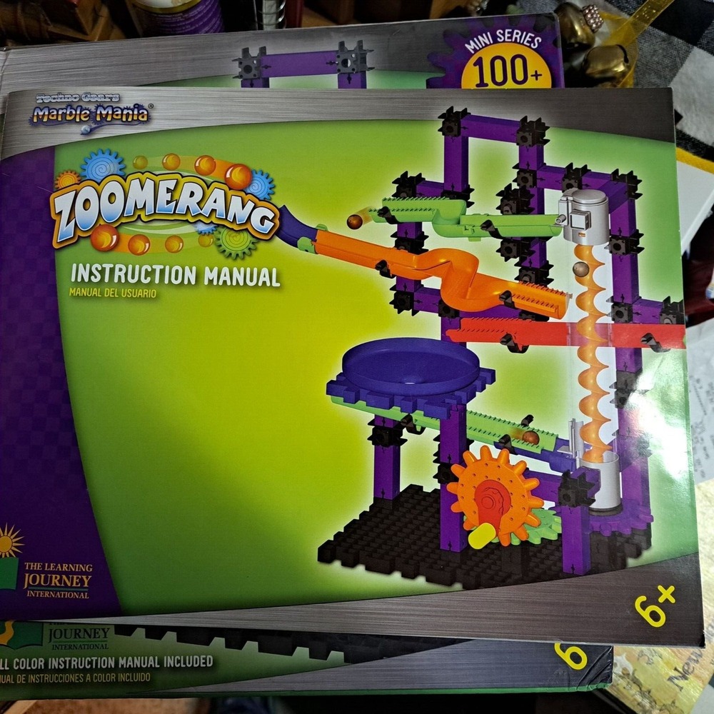 Marble Mania Maze STEM Learning Spiral Lifter Funnel Drop Zoomerang READ